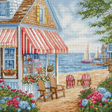 Letistitch counted cross stitch kit "A Sunny Day", 26x26cm, DIY Model
