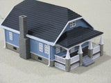 Bungalow House HO or N Scale Building Scenery Kit White & Paintable! Model