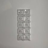 XDA Transparent Keycap 1U Replacement for Mechanical Keyboard Spare Part Model