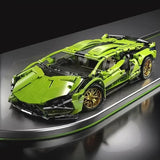 Hot Technical Building Blocks Car Racing Vehicle Model Puzzle Bricks Toy Gift Model