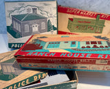 4 VINTAGE PLASTICVILLE USA BUILDING KITS O TO S SCALE RAILROAD TRAIN Model