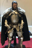 1/6 Scale Soldier Clothes Model Medieval Knight Black Cape Cloak Robes 2 Colors Model