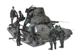 1/35 German Soldiers Inspect Tank RESIN FIGURE MODEL KIT Unassembled Unpainted Model
