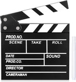 Hollywood Wooden Clapboard with Erasable Pen for Film and Photography Studio Model
