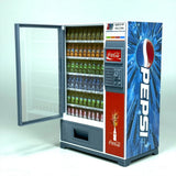 Diorama 1/18 Drinks Cabinet Model Garage Vending Machine Scene Props Model Toy Model