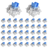 Outemu 90PCS Blue Clicky Mechanical Keyboard Switches,3-Pin Hot-Swappable Pre... Model