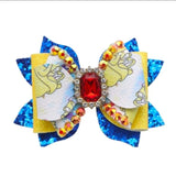 Princess Pre-cut faux leather bow kit PREMIUM DIY KIT Snow White 3" 1233403 Model