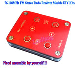 76-108MHz FM Stereo Radio Receiver Module DIY Kits Radio Production Training Kit Model