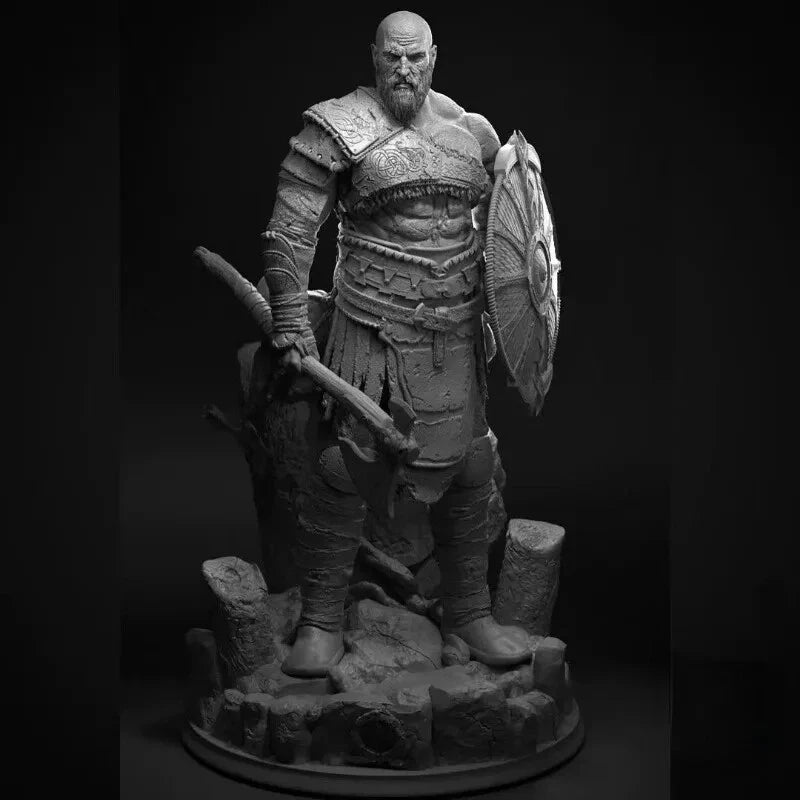 1/24 Resin Figure Model Kit Ancient Viking Warrior Fantasy Miniature Statue Model