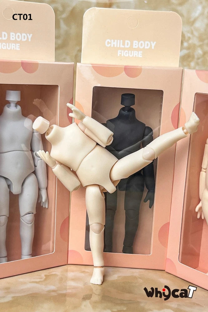 1/6 Fat Little Kids Boy Body  135MM Action Figure Soldier Doll Body Model Toys Model