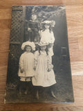 large photo on board of edwardian children in scotland Model