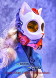 Cyberpunk 1/6  12" Action Figure Mecha Cat Mask Helmet Accessories Toys Model Model