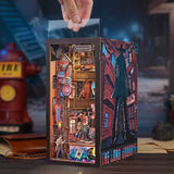 CUTEBEE DIY Book Nook Kit The Long Goodbye Detective Miniature Dollhouse Model