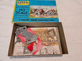 HO scale ATLAS 2 HOUSES UNDER CONSTRUCTION BUILDING kit #739-149 open box Model