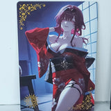 Kafka Red HP  Waifu Card Anime Wall Art Oversized Board A5 Model