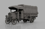 WW 1 British Truck Dennis 3 Ton Lorry 3D Model Kit 72nd Scale Version 2 Model