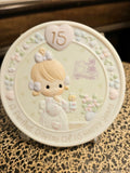 Precious Moments "A Perfect Display of 15 Happy Years" #177083 w/original box Model