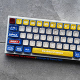 GUNDAM Transparent Keycaps Set PBT Dyesub SAX For Cherry MX Mechanical Keyboards Model