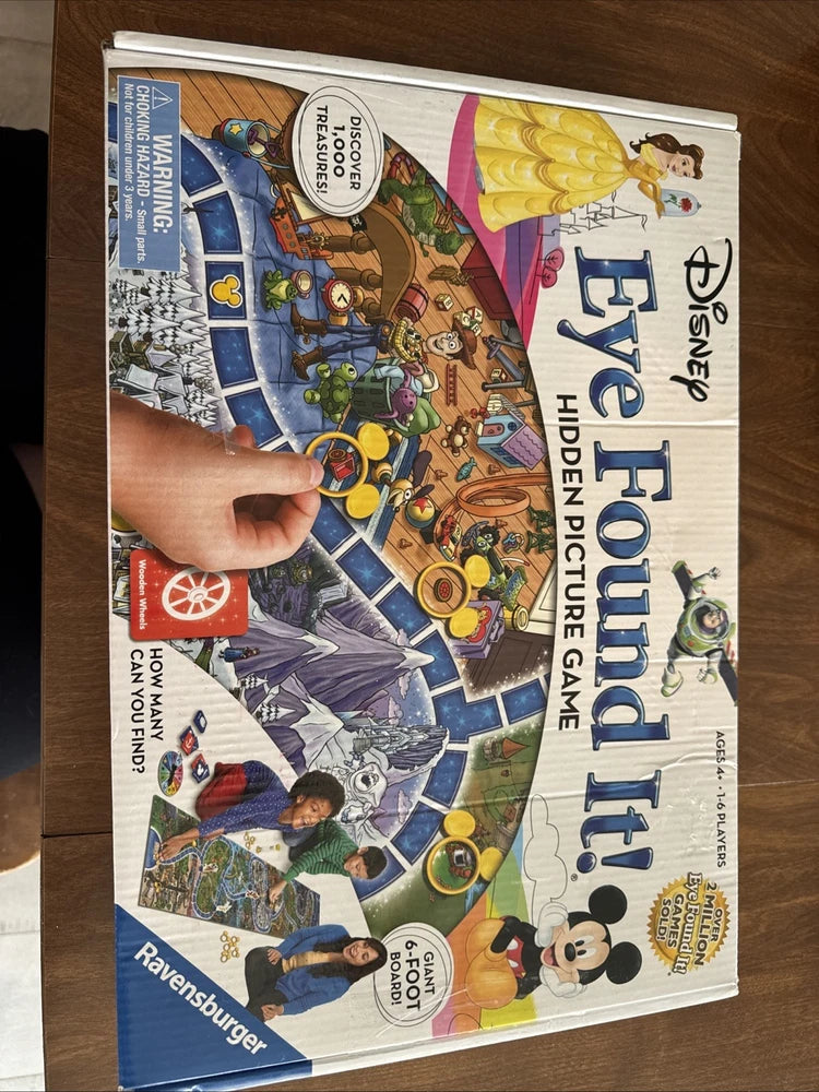 Disney Eye Found It Hidden Picture Game 2017 Complete Giant Board Minor Box Wear Model