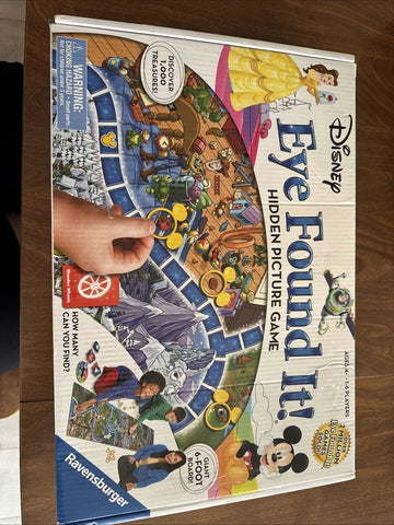 Disney Eye Found It Hidden Picture Game 2017 Complete Giant Board Minor Box Wear Model