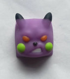 Systematik - ARTISAN KEYCAP - Cap Key MX Stem Angryatchu Angry Pikachu Purple Model