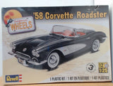 1:24 Monogram 58 corvette roadster Model Kit 4325 - Factory Sealed Box Model