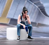 BN 1:24 Painted Figure Model  Resin Diorama Mechanic Woman Repair Worker B Model