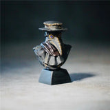 Artisan Resin Keycap Plague Doctor Steampunk Key cap 1 pc £¬MX switch Custom Made Model