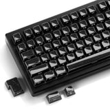 XVX Shimmering Keycaps - 136 Keys Black Crystal Side Print OEM Profile - Model