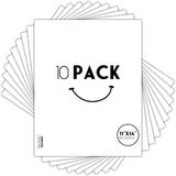 Golden State Art, 11x14 White Backing Board, Backer Boards for 11x14, Model