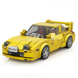 MOC Car Mazda RX-7 FD3S Building Block Model Kit Toy Gift 329 Pcs Model