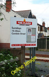 Photo 6x4 The Flame Community Church (2) - notice board, 75 Beeches Road, c2014 Model