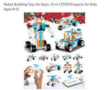 STEAM 12 In 1 Robot & Vehicles Building Blocks 332 pcs Remote & App Control Model