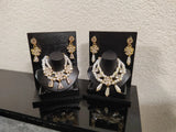 1/6 Double Layer Pearl Zircon Earrings & Necklace Model For 12" Action Figures Model