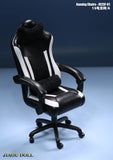 1/6 JO23F-01A Black Mini Scene Props Office Chair Esports Game Chair Model Toy Model