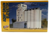 Walthers 933-3225 N Scale ADM Concrete Grain Elevator W/Full-Color Decals Kit Model
