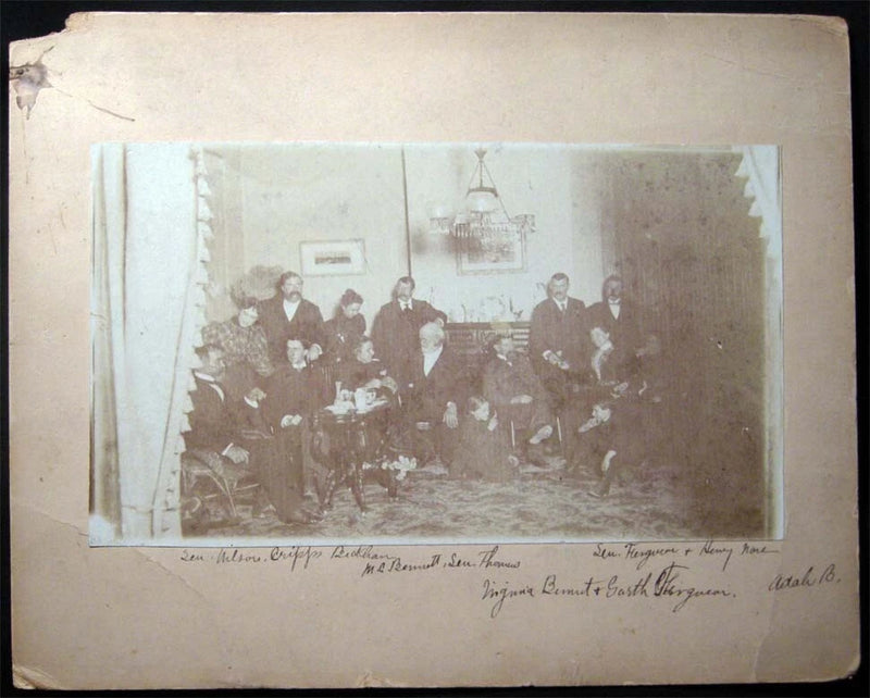1898 2 FRANKFORT KENTUCKY WOLFF PHOTOS POLITICIANS BOARDING HOUSE JOHN BECKHAM + Model