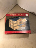 Hospital Kit plasticville 0 scale buildings, original box complete Kit 1950's Model