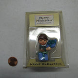 New! Merry Miniatures Kids Collection Hallmark Display Figurine "Lucky" Brunette Model