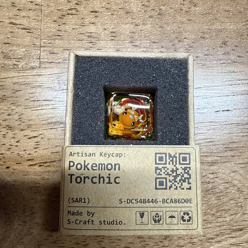 S-Craft Torchic Pok¨¦mon Artisan Keycaps Model