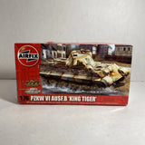 Airfix A03310 Pzkw V1 Ausf.B King Tiger Tank 1/76 Scale Model Partly Assembled Model