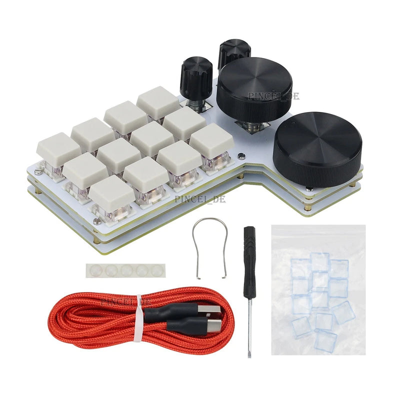 CXT12E4 4-Knob Mechanical Keyboard PAD Small Keyboard Custom Keyboard Model