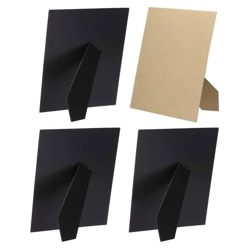 4 Pack Easel Back for Picture Frame 8 x 10 Inch Easel Back DIY Photo Board Black Model