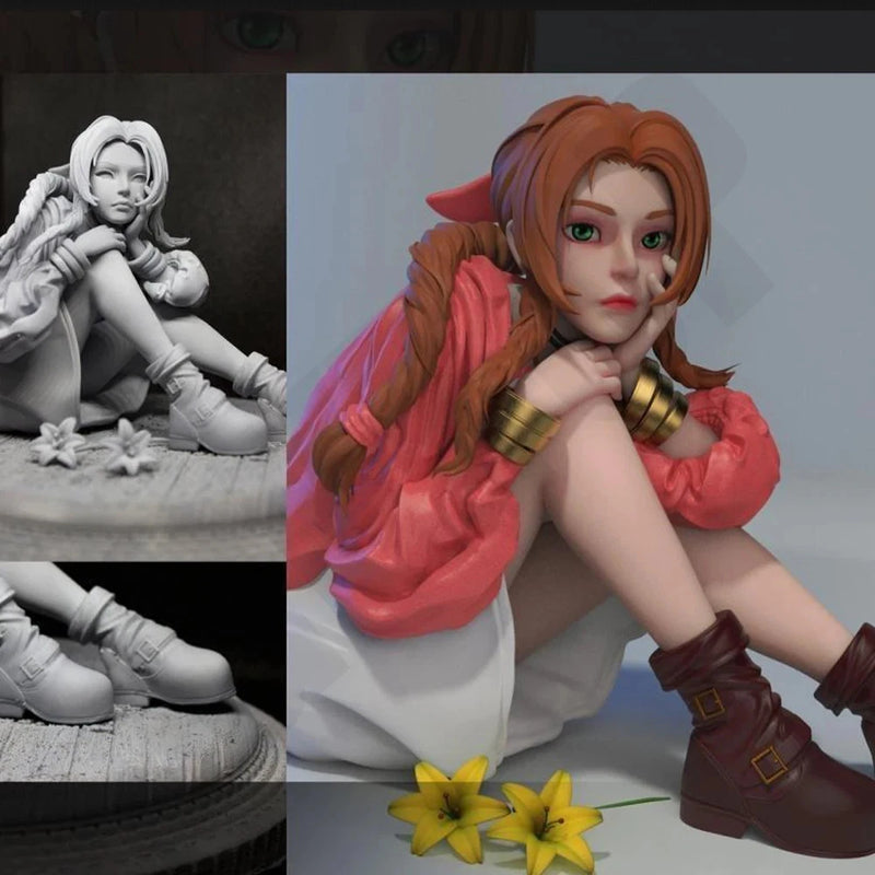 1/24 Fantasy Sexy Girl ResinResin Figurine Toy Unpainted GK Doll Unassembled Model