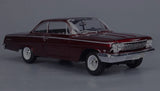Maisto Diecast Model 1:18 scale - 1962 Chevrolet Bel Air Burgundy Model