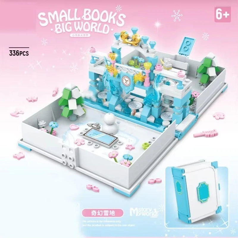 MOC Fantasy Snowfield Building Block Model Kit Toy Gift 336 Pcs Model