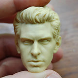1/6 Unpainted Test 3.0 Tony Head Carving Sculpt Model Toys Model