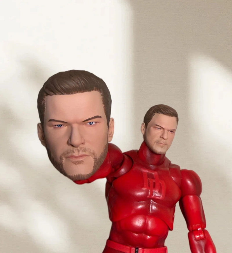1/12 1/6 Painted ?Alan Ritchson Actor Head Sculpt Model Toys Model