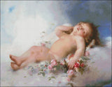 Needlework for Embroidery Counted Cross Stitch Kits 14 ct - Sleeping Angel Model