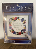 1995 Leisure Arts Kit #5311 "PANSIES" Designs for the Needle 10"x10" Model